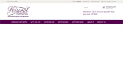 Desktop Screenshot of mypersonalmemories.com