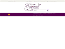 Tablet Screenshot of mypersonalmemories.com
